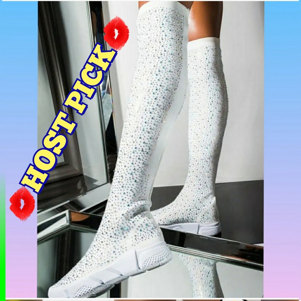 RHINESTONE SNEAKERS 🎼HOSTPICK🎼 - Picture 1 of 9